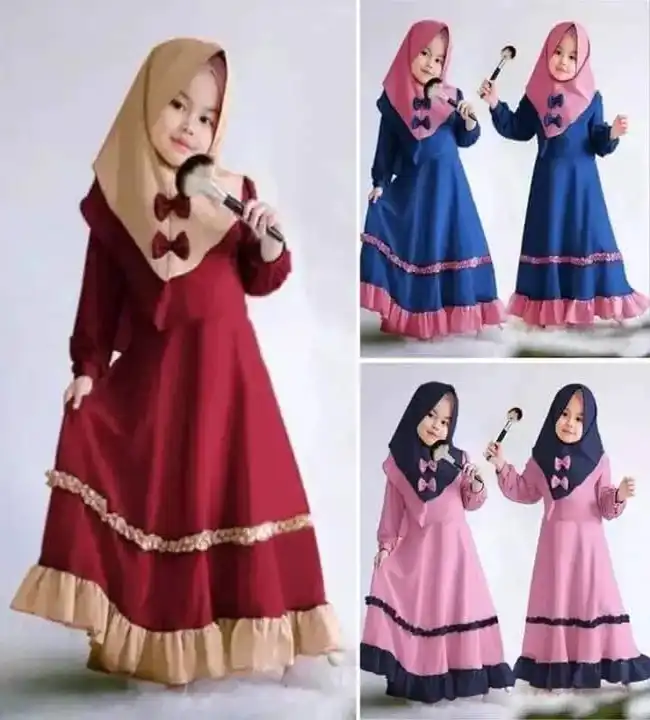 Baby Kids Borkha hijab abaya